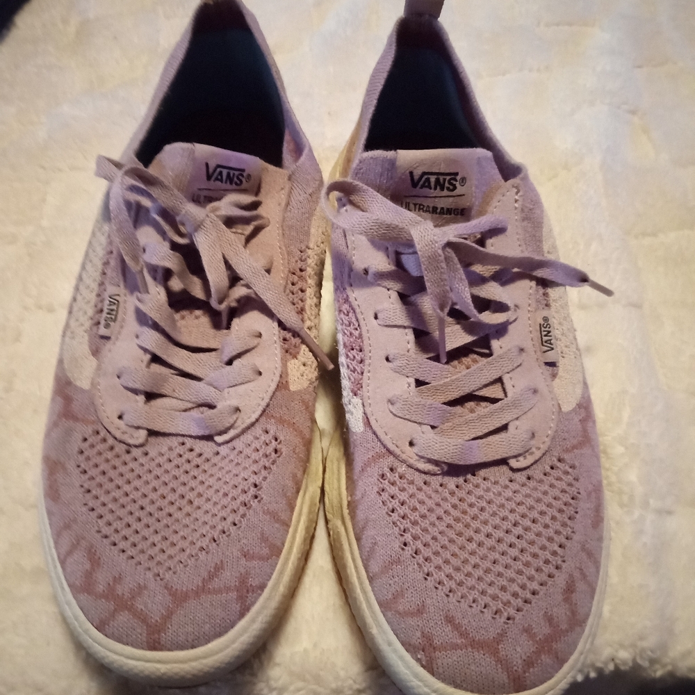 Vans Off The Wall Adult Sz11 Lavender Sneakers - Picture 2 of 4